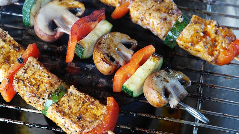 Grilled BBQ Chicken Skewers